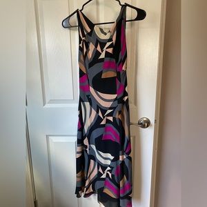 DVF silk dress